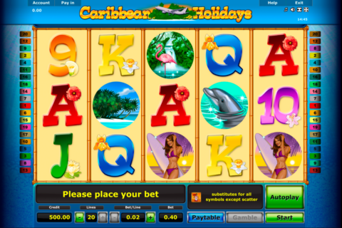Caribbean holidays novomatic