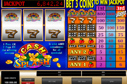 Cashsplash microgaming