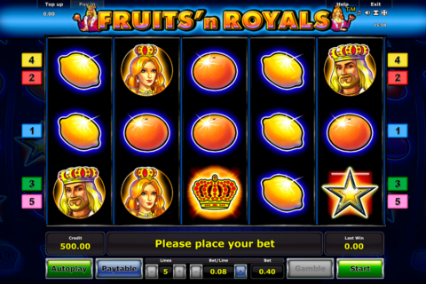 Fruitsn royals novomatic