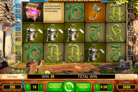 Jack and the beanstalk netent