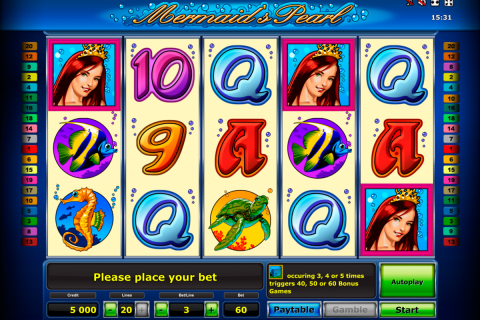 Mermaids pearl deluxe novomatic