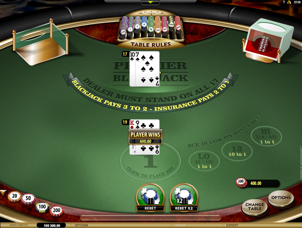 Premier Blackjack Hi Lo Gold